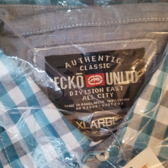 Ecko Unlimited Long Sleeve Button Up Shirt - Picture 2 of 4